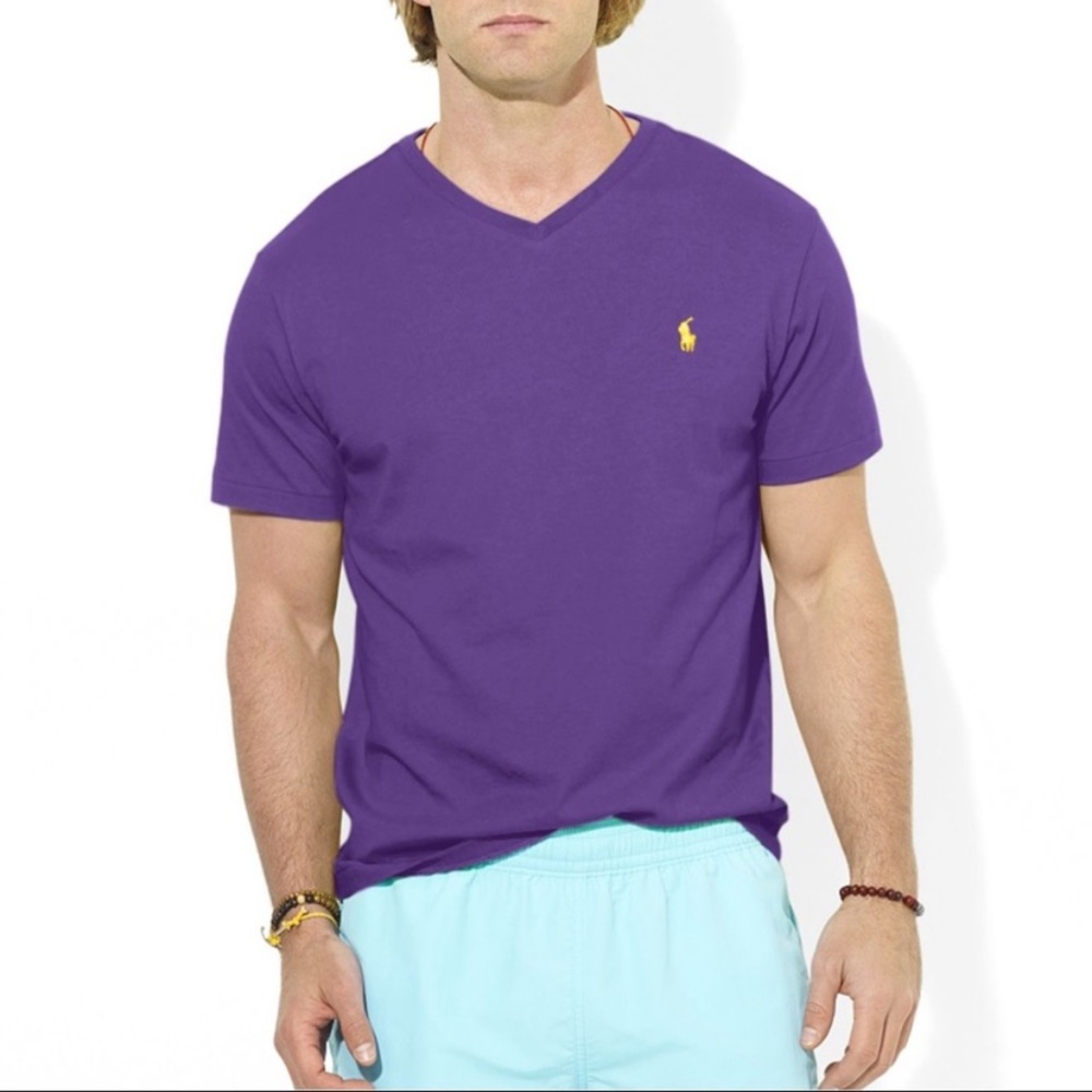 Purple Ralph Lauren Men’s T-shirt
